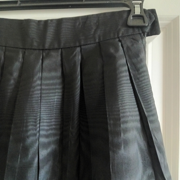 HOST PICK Ellen Tracy VTG late 50s early 60s rare taffeta skirt black size P9/10 - Picture 8 of 8